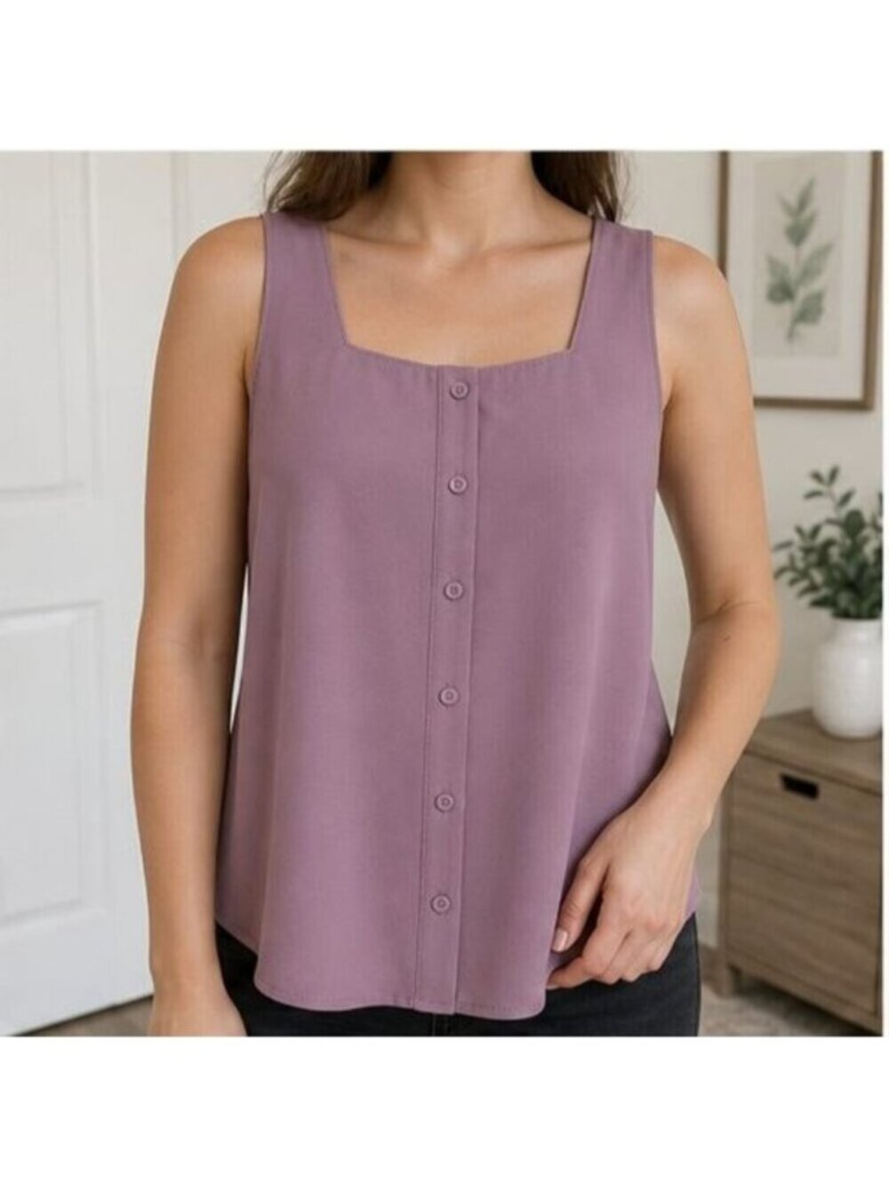 Mauve Ruffle Blouse - Picture 2 of 6